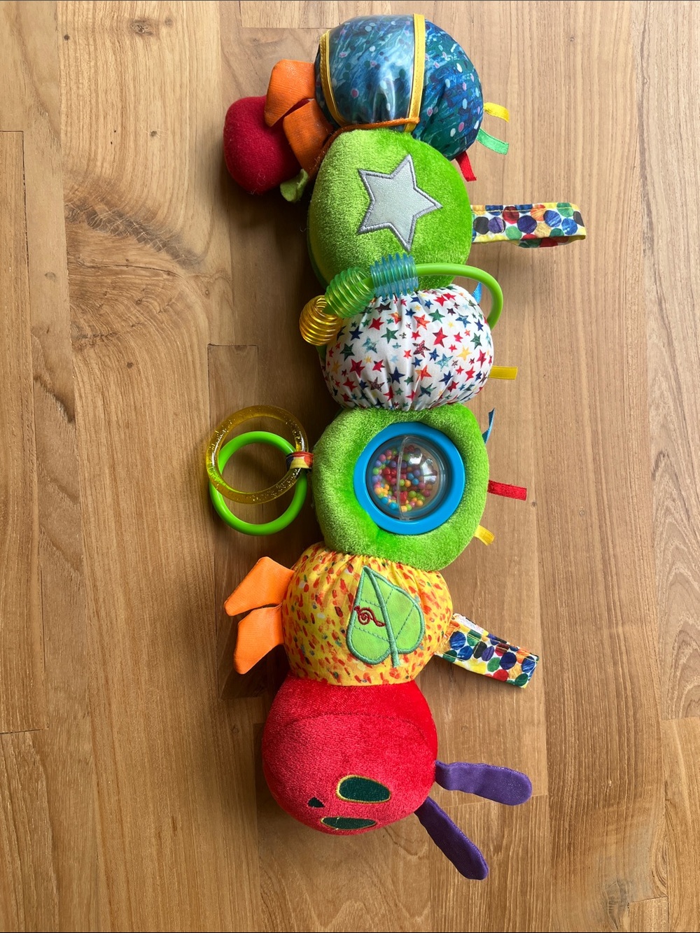 Multicolor Caterpillar Sensory Plush Toy - with music